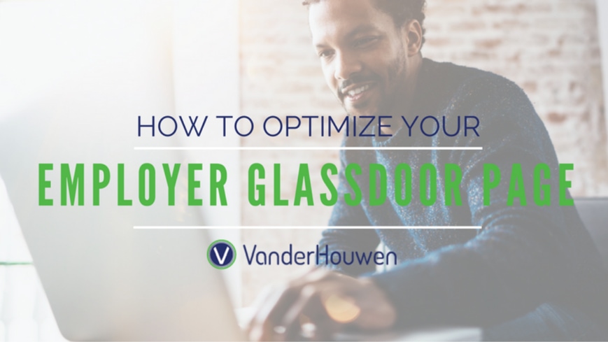 this is a blog banner image that says "How to Optimize Your Employer Glassdoor Page"