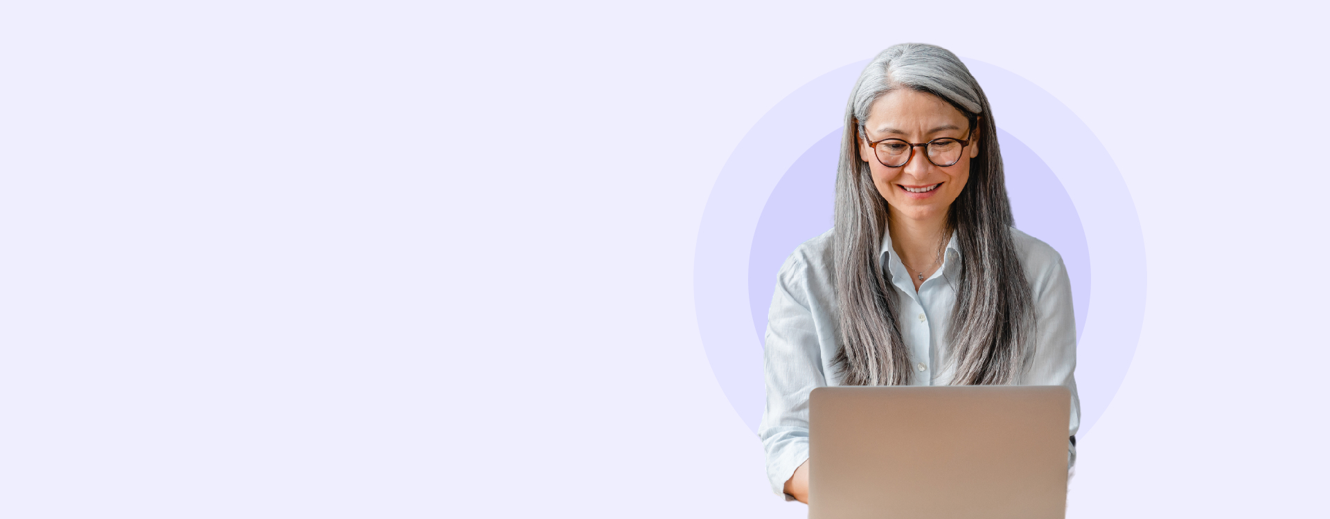 Mature Woman with Laptop